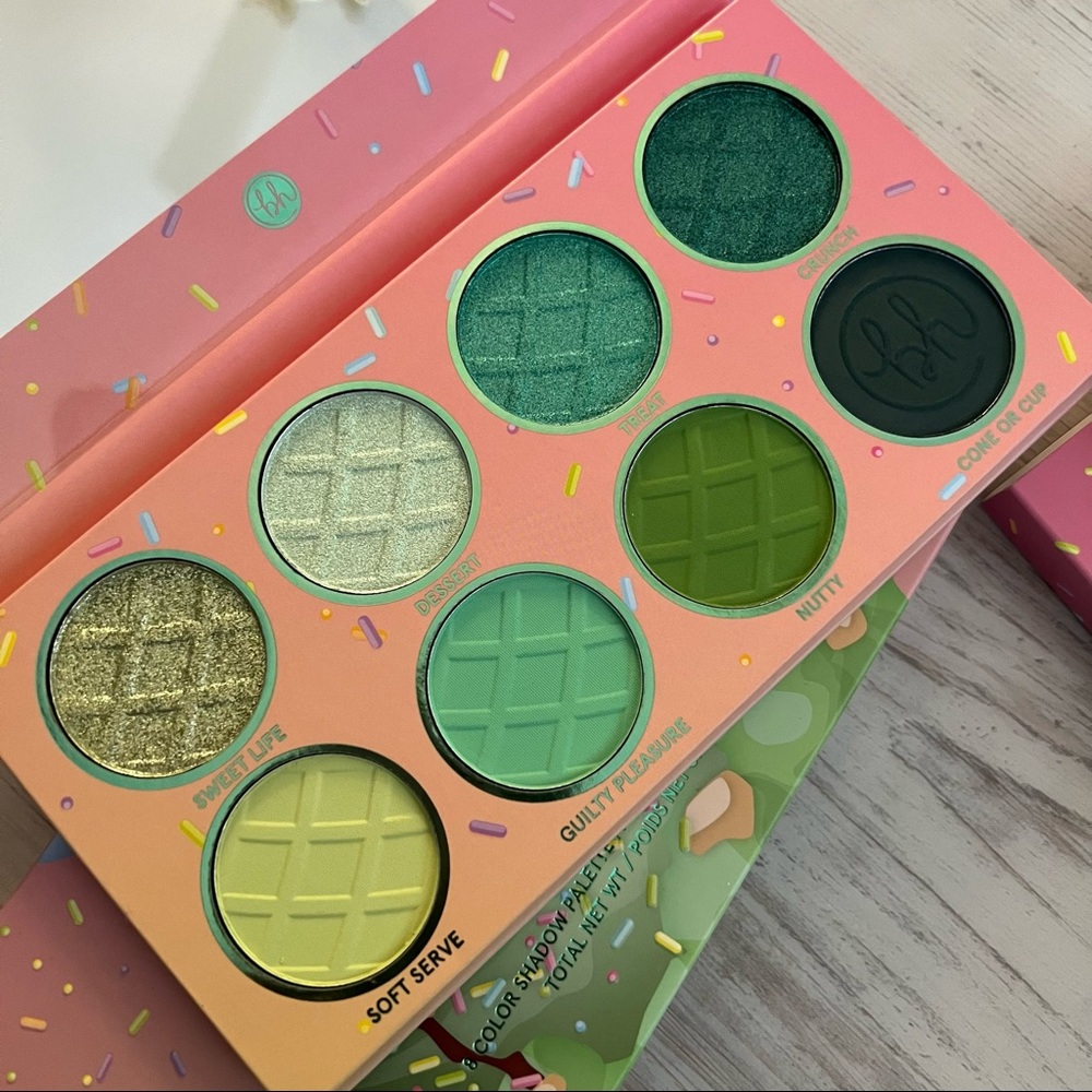 BH Cosmetics Sweet Shoppe Pistachio & Orange Sorbet Palettes